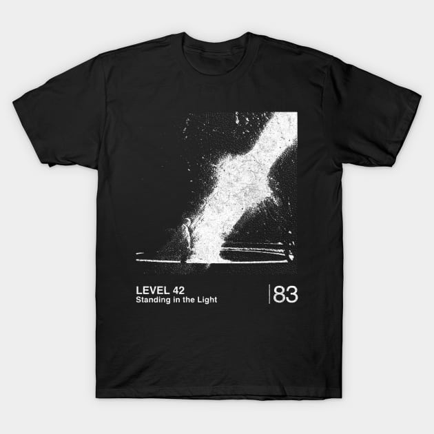 Level 42 - Standing In The Light  / Minimalist Graphic Artwork Design T-Shirt by saudade